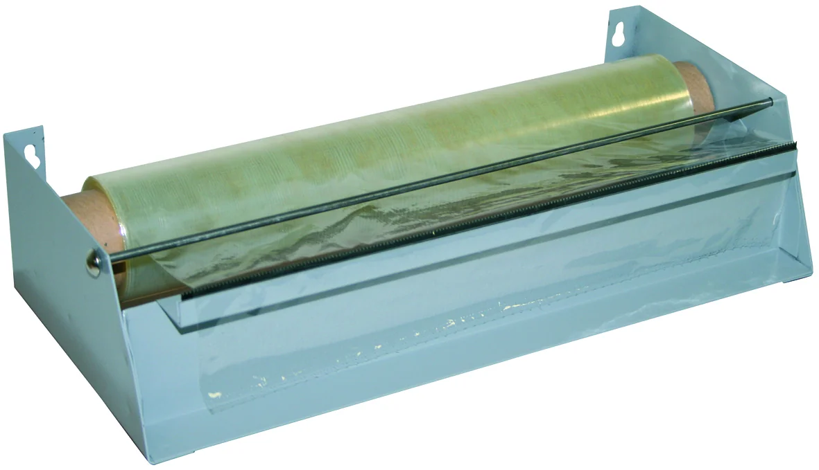 Folienspender Metall/Edelstahl, 1-fach/2-fach
