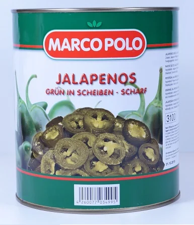 Jalapenó Ringe grün 4/1 Dose, ATG 1700g 