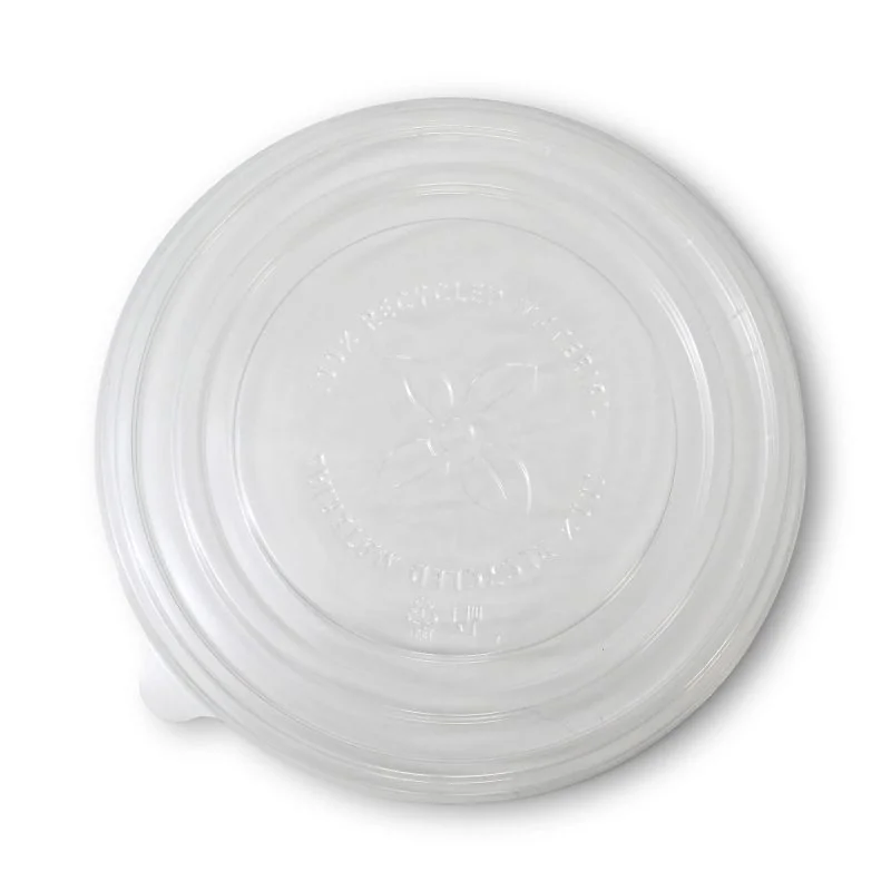 Deckel rPET für Salatschale Braun Bio 1000ml 