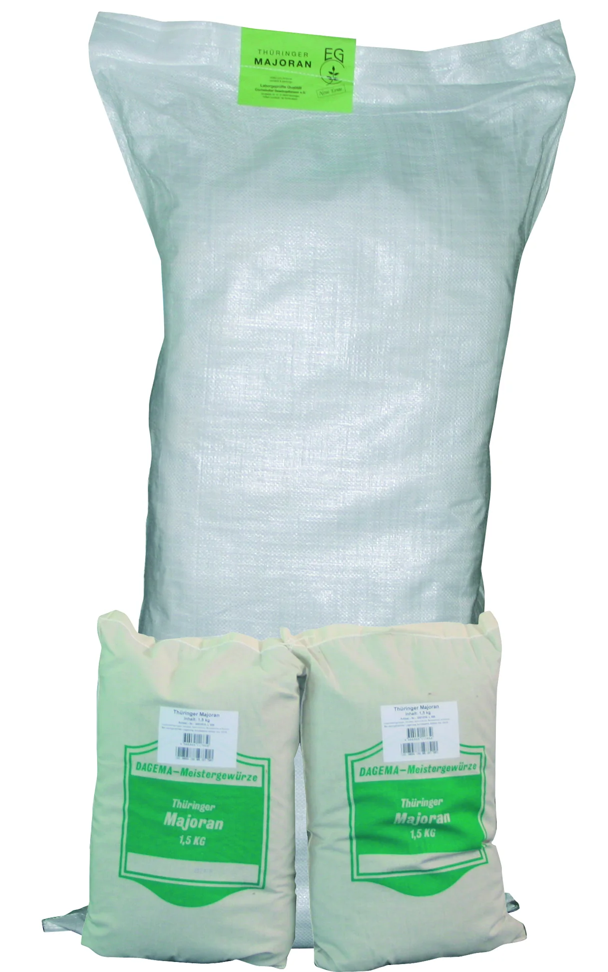 Majoran, gerebbelt, thüringer, 1,5 kg Btl. 