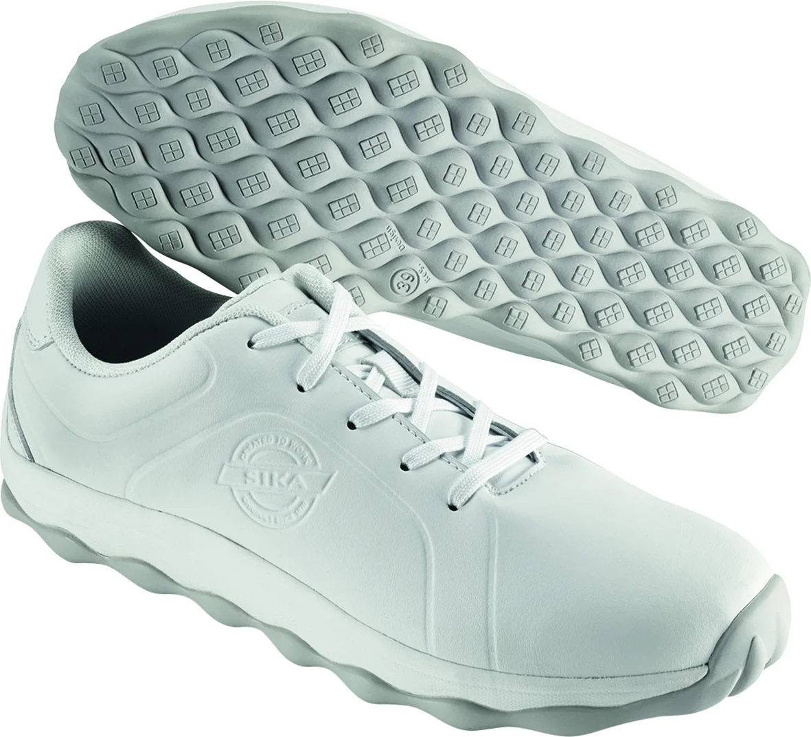 Halbschuh "Bubble" SCHNÜR weiß Mikrofaser, 50012, Hersteller: Sika