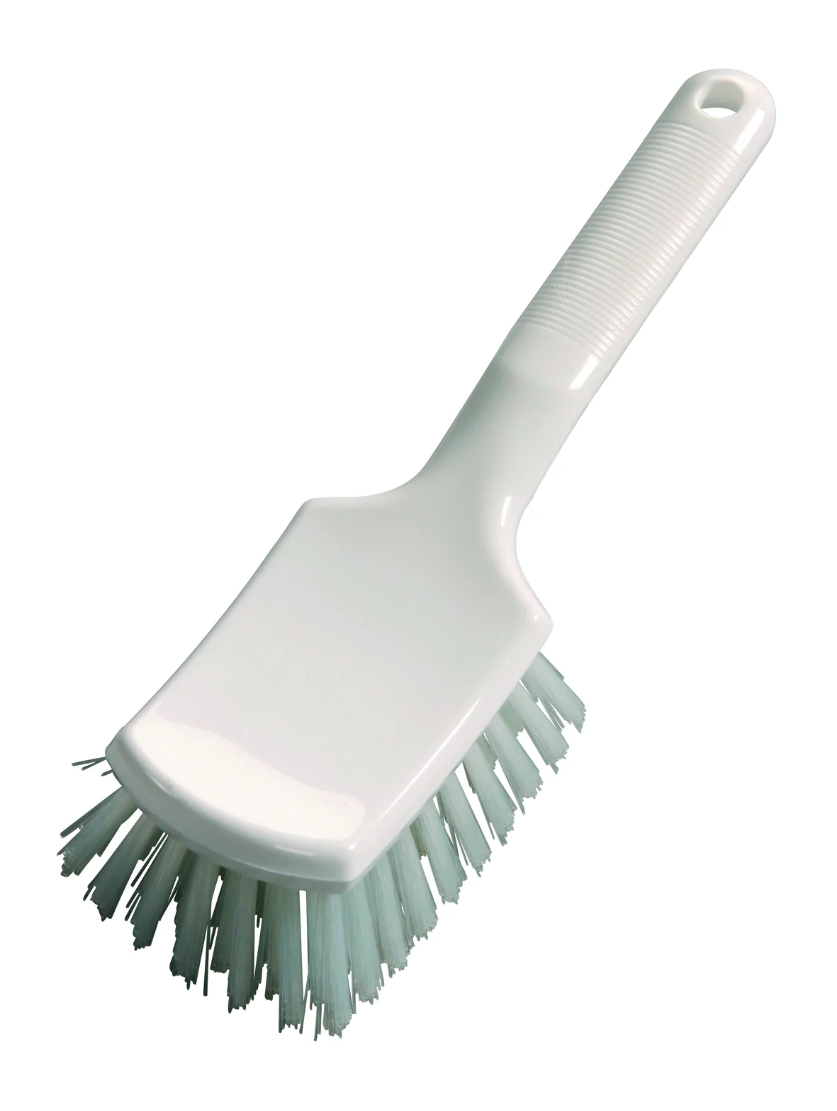 Haug 8820 Stielbürste m. kurzem Griff weiß 