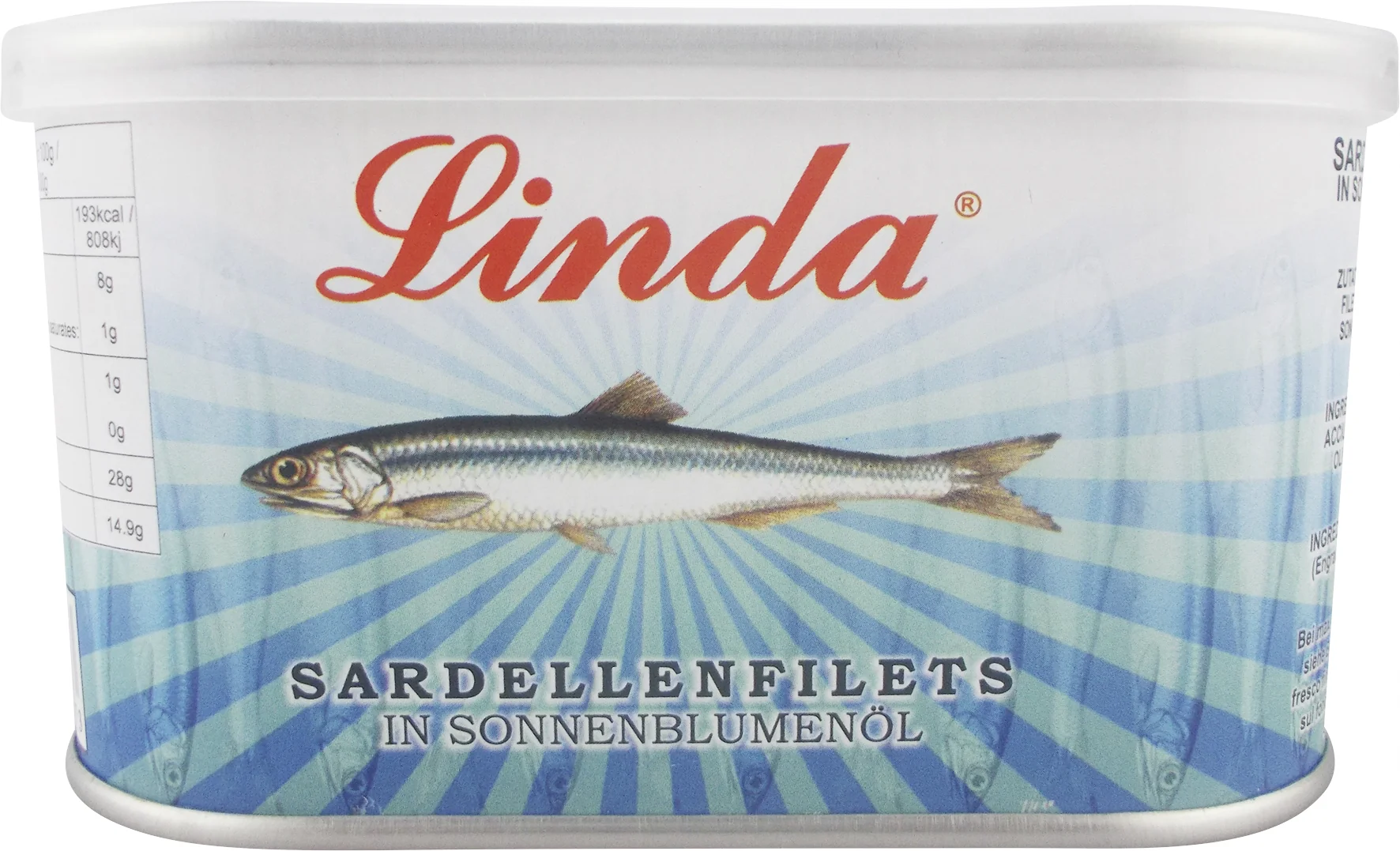 Sardellenfilets 600 ml, 400g ATG 