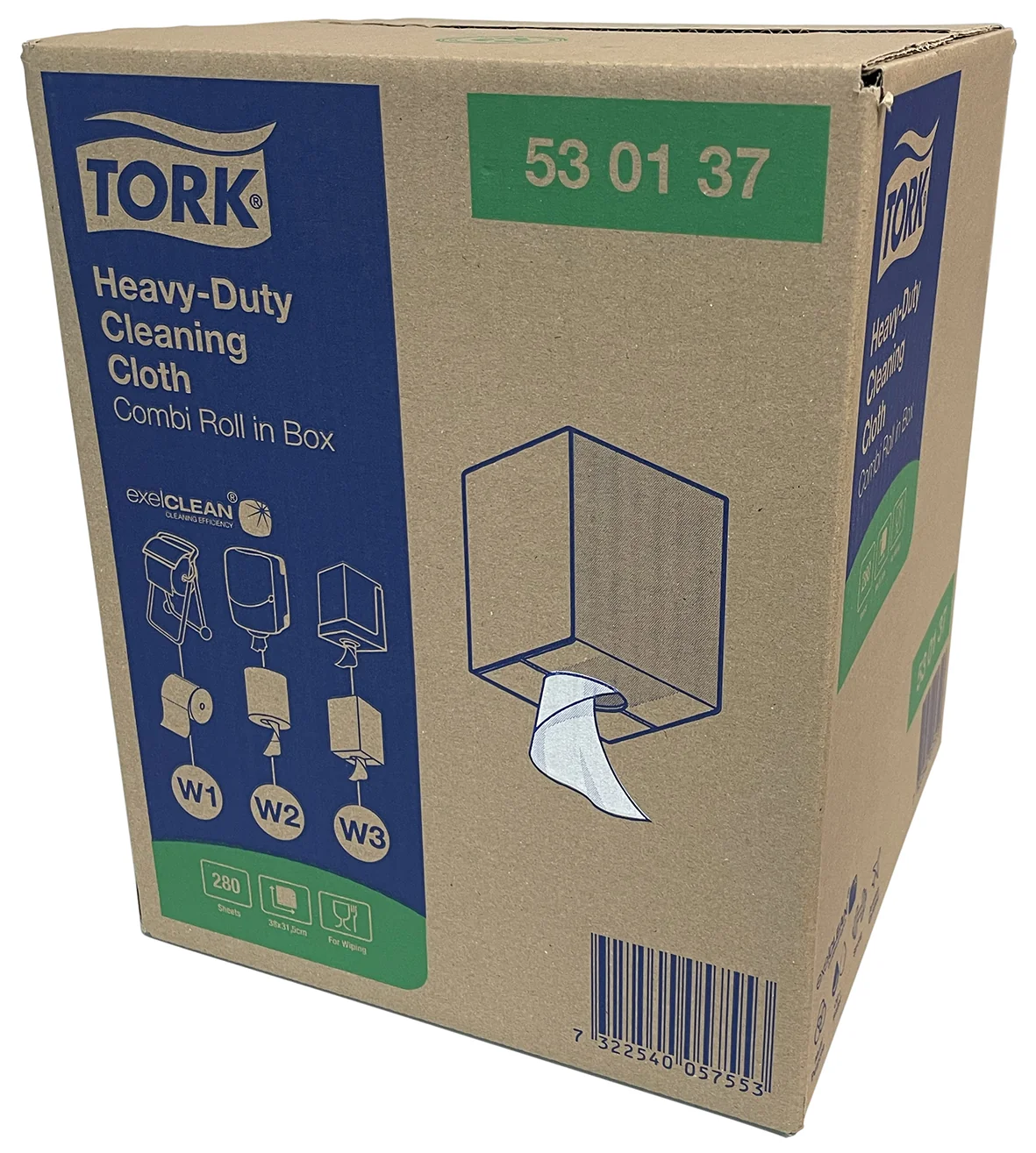E-Tork Strong Großrolle 280 Tücher 32 x 38 Nr. 530 
