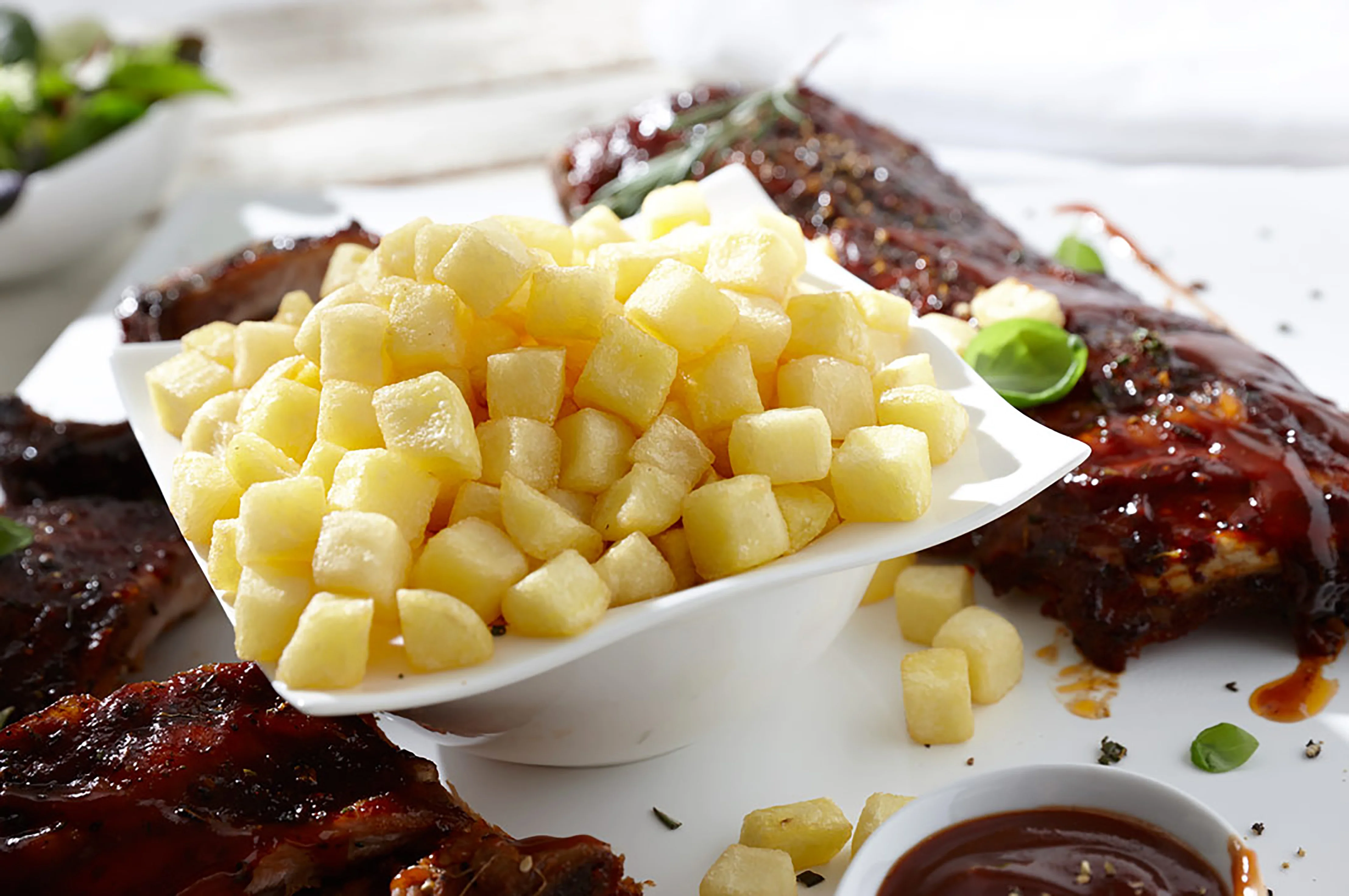 TK-Röstkartoffeln Würfel 2x2,5kg Beutel 