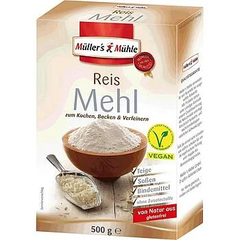 Reismehl, 500 g Faltschachtel 