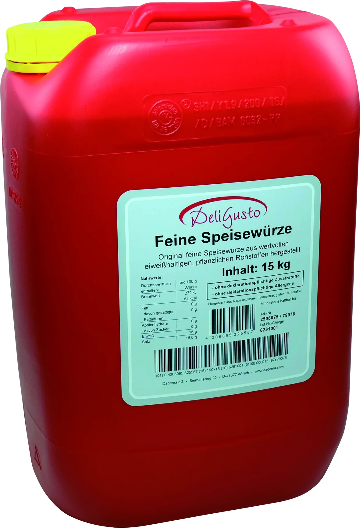 Speisewürze DeliSpecial, 15 kg Kanister 