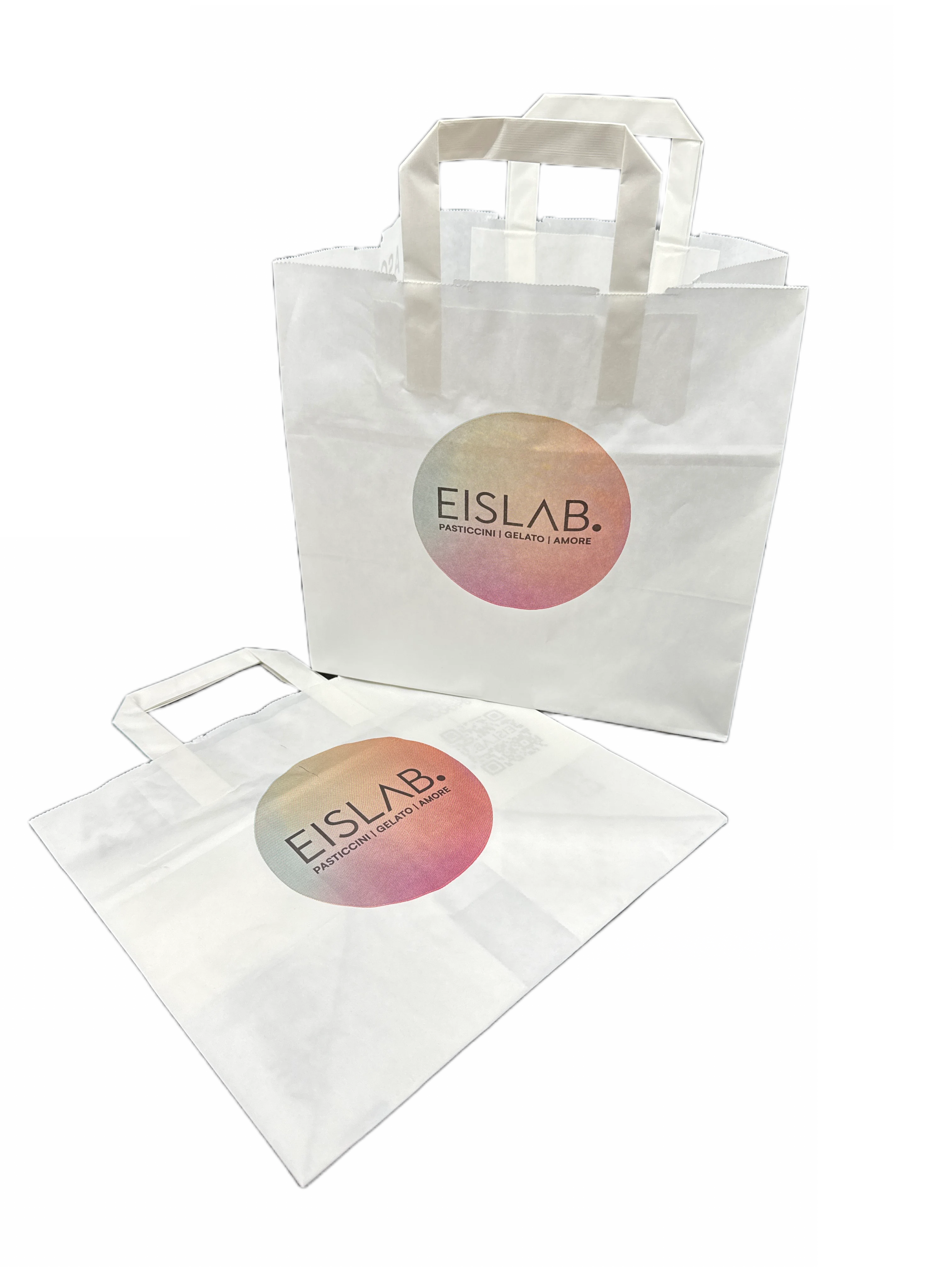 EISLAB | Papiertragetasche Weiß 