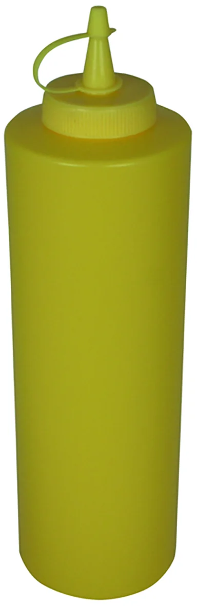 Senf-Flasche, 700 ml., Farbe: gelb, PE 