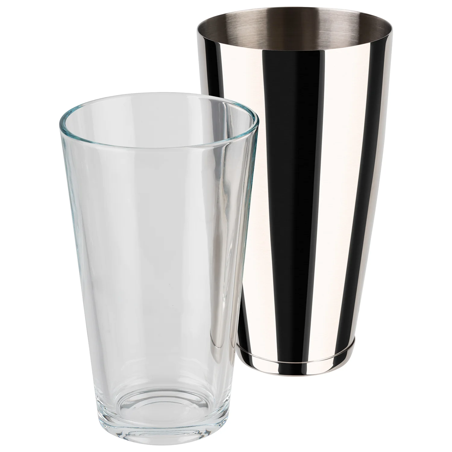 Boston Shaker, 2-teiliges Set, metallic 