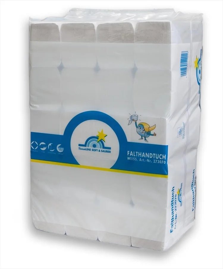 Papierhandtücher TISSUELINE 2-lagig 25x23cm ZZ 