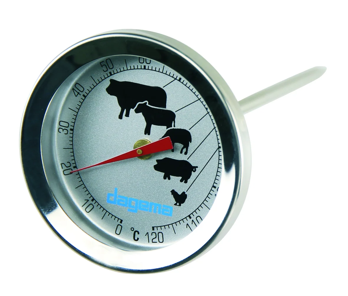 Bratenthermometer Edelstahl 18/8 0°C - 120°C 