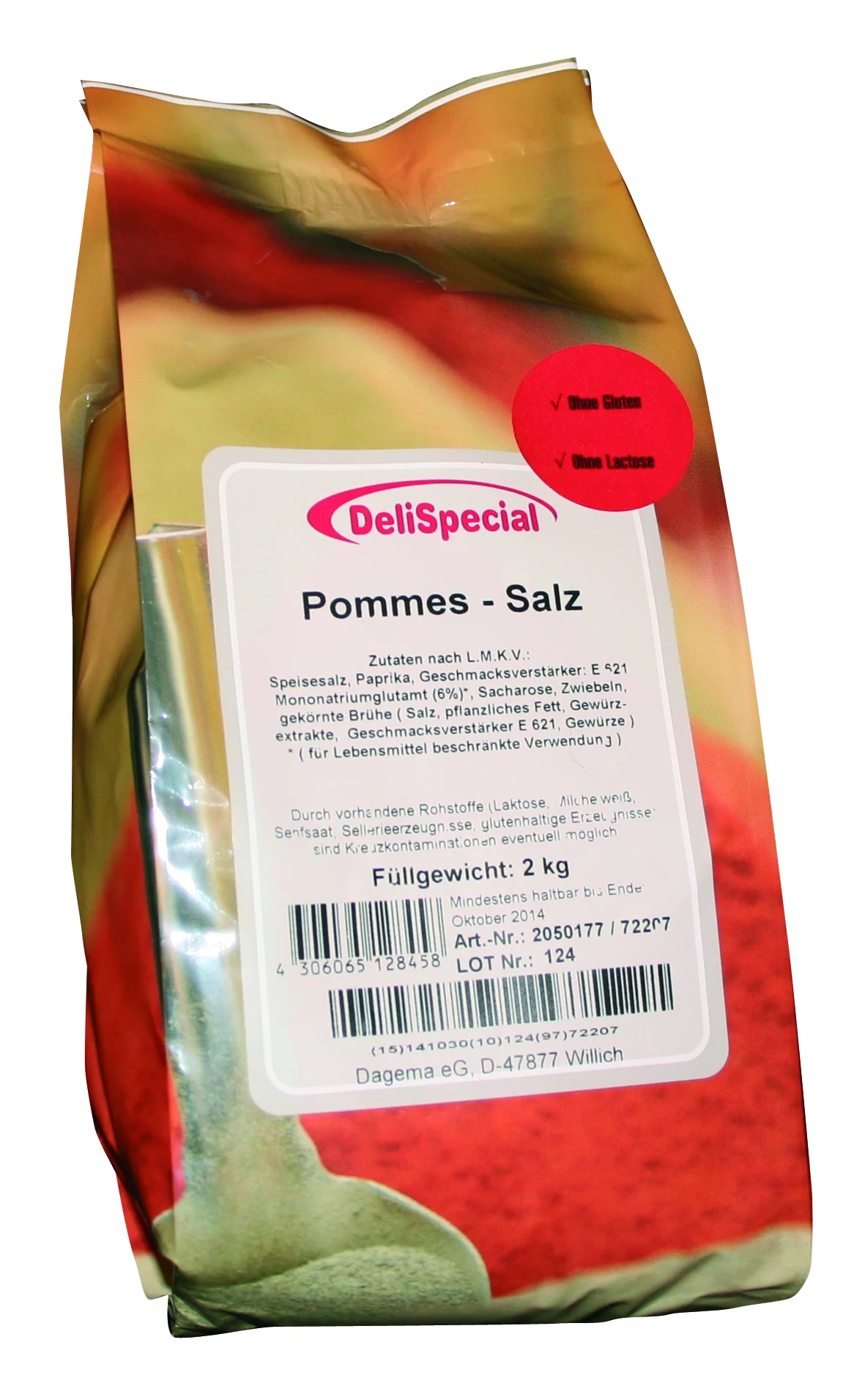 Pommes-Frites Salz, 2 kg Beutel 